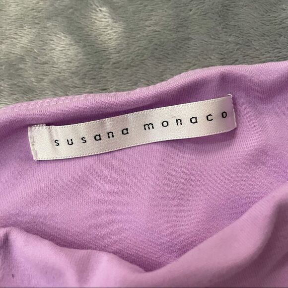 SUSANA Monaco Off-the-shoulder Purple Dress Size XS - Picture 5 of 9